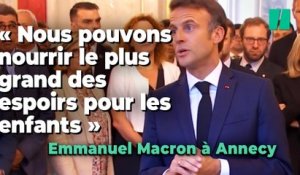 À Annecy, Emmanuel Macron donne des nouvelles de l’état de santé des victimes de l’attaque