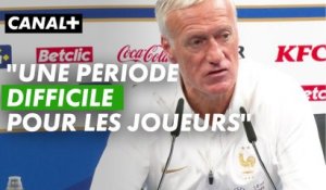 Didier Deschamps, à propos des matches en juin : « C'est une période difficile »