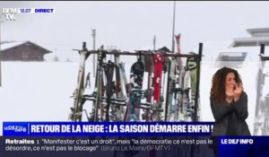 "On retrouve le sourire": les professionnels des stations de ski soulagés du retour de la neige