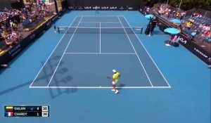 Chardy signe son retour face à Galan : Les temps forts de son 1er tour