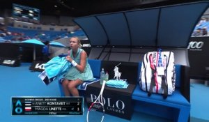 Kontaveit - Linette - Les temps forts du match - Open d'Australie