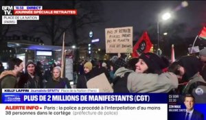 Retraites: les manifestants arrivent progressivement place de la Nation à Paris