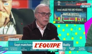 Bailly suspendu 7 matches - Foot - Coupe - OM