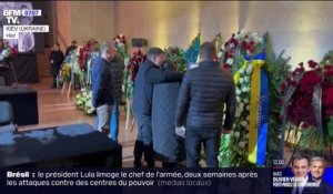 Crash d'hélicoptère à Kiev: les images de l'hommage rendu aux victimes, dont le ministre de l'Intérieur