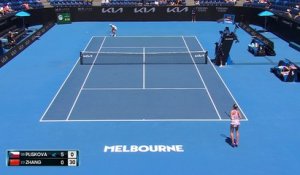 Zhang - Pliskova - Les temps forts du match - Open d'Australie