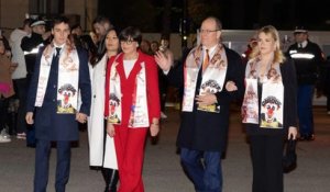 Jacques et Gabriella de Monaco présents avec leur tata Stephanie sur cet événement marquant à Monaco