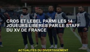 Cros et Lebel parmi les 14 joueurs libérés par le personnel du XV de France