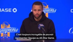 Warriors - Curry après sa 9e sélection au All-star Game : "C'est un immense honneur"