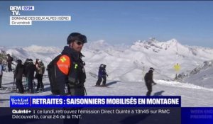 Les saisonniers des stations de ski mobilisés contre la réforme des retraites