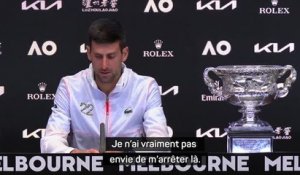 Open d'Australie - Djokovic soulagé et ambitieux pour la suite
