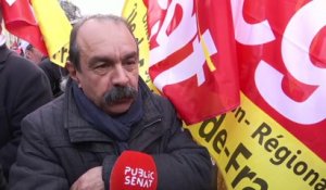 Retraites : "Il faut que les élus du peuple écoutent le peuple", lance Philippe Martinez (CGT)