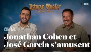 Astérix et Obélix : l'interview blague de Jonathan Cohen et José Garcia