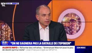 Jean-François Copé: "Une bonne partie de l'avenir de la réforme des retraites dépend des Républicains"