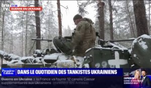 Guerre en Ukraine: dans le quotidien des tankistes sur le front