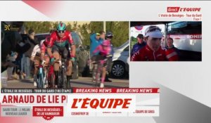 De Lie : «Le premier objectif était de lever les bras» - Cyclisme - Etoile de Bessèges - 1re étape