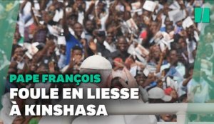 Le pape François accueilli en rockstar par les Congolais à Kinshasa