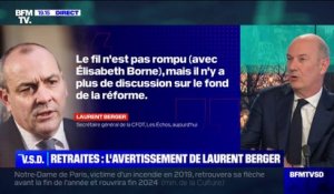 "Le débat a eu lieu": Roland Lescure, ministre délégué chargé de l’Industrie, répond à Laurent Berger