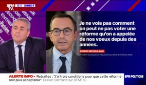 Pour Xavier Bertrand, "il n'y a que les Républicains qui peuvent amener cette réforme [des retraites] à devenir plus acceptable"