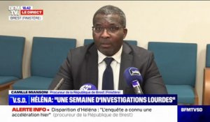 Disparition d'Héléna: "L'enquête a connu une accélération hier matin", affirme Camille Miansoni, procureur de la République de Brest