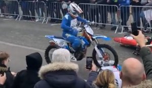 Scandale à l’Enduropale, un pilote roule sur un concurrent en motocross