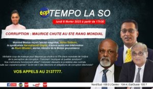 Tempo La So : Corruption : Maurice chute au 57e rang mondial.