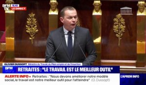 Retraites: Olivier Dussopt appelle au "dialogue républicain" et au "respect pour l'hémicycle"