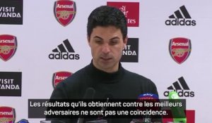 23e j. - Arteta : "Nous avons produit beaucoup de bonnes choses dans ce match"