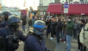 La tension monte à Paris entre manifestants et forces de l'ordre, en marge de la mobilisation contre la réforme des retraites