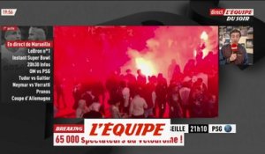 Grosse ambiance à Marseille avant OM-PSG - Foot - Coupe