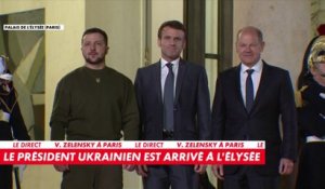 Volodymyr Zelensky : le président ukrainien est arrivé à l'Elysée