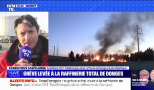 Retraites: la grève est levée à la raffinerie Total de Donges en Loire-Atlantique