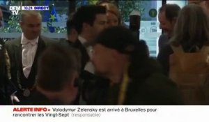  Suivez l'arrivée de Macron et Zelensky sont arrivés à Bruxelles