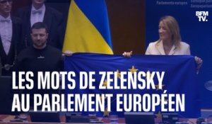 “Nous sommes Européens": les mots de Zelensky, ovationné lors de son discours à Bruxelles