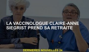 Le vaccinologue de Claire-Anne Siegrist prend sa retraite