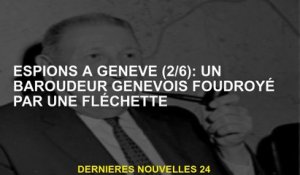 Spies in Genève : un routard de Genève frappé par une fléchette