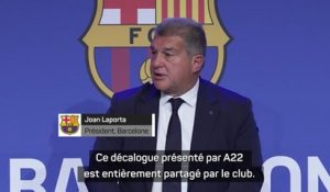 Super Ligue - Laporta : "La Super Ligue progresse"