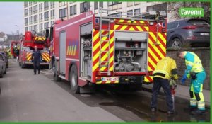 Incendie quai de Sambre à Namur