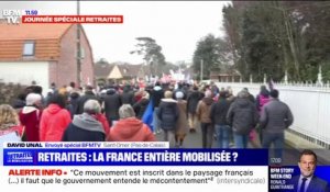 Le cortège contre la réforme des retraites s'élance à Saint-Omer