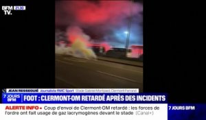 Clermont-OM: le coup d'envoi du match a été retardé de plus d'une demi-heure, après des heurts aux alentours du stade