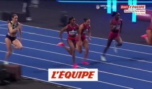 White remporte le 60m - Athlé - Paris (F)