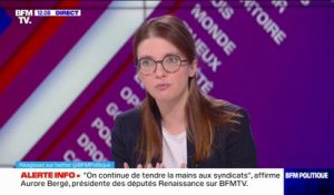 Aurore Bergé: "Je crois que nous aurons une majorité pour faire voter la réforme des retraites"