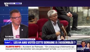 Retraites: Cyril Chabanier (CFTC) souhaite qu'il y ait un vote sur l'article 7 pour que "chacun prenne ses responsabilités"