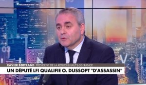 Xavier Bertrand : «La France Insoumise joue aujourd’hui un sale jeu»