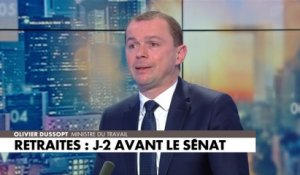 Olivier Dussopt, ministre du Travail : «Les Français souhaitent qu’on parle des retraites. Ce n’est pas ce que fait l’opposition»