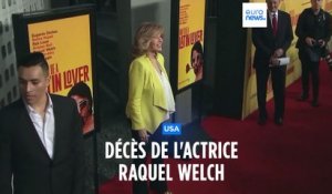 Décès de l'actrice Raquel Welch, icône hollywoodienne des années 60