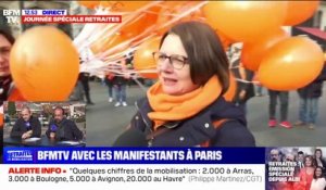 "On ne parle pas du tout des conditions de travail, de la pénibilité" : contre la réforme des retraites, la CFDT Santé-Sociaux est présente dans le cortège parisien