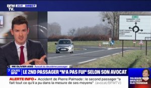 Le passager avant de Pierre Palmade "n'a pas fui", affirme son avocat, Me Olivier Ang