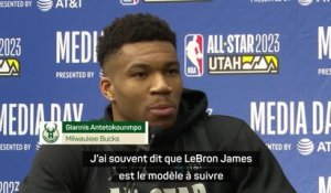 All-Star Game - Antetokounmpo : "LeBron James est le modèle à suivre"