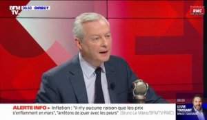 Bruno Le Maire sur l'attitude des oppositions à l'Assemblée nationale: "Tout cela est pathétique, lamentable'"