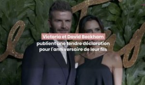 Victoria et David Beckham souhaitent un joyeux anniversaire à leur fils, Cruz Beckham